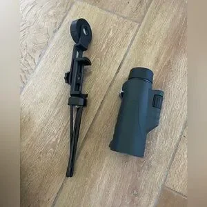 Gray Monocular Telescope With Stand