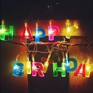 Green and Yellow Party Lights for Birthday Celebrations Battery Operate…
