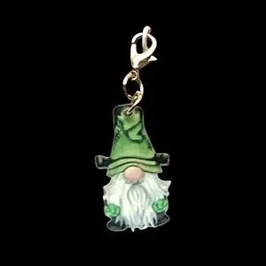 Green Gnome St Patrick’s Day Keychain Bag Backpack And Etc. Charm