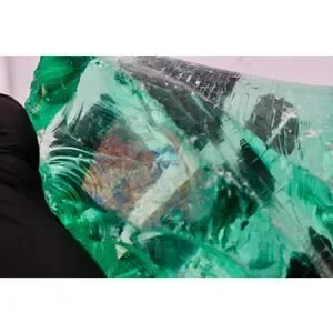 Green Obsidian Slag Glass Mexico Raw Natural Rough Crystal Mineral Rock 1.65lb
