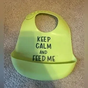 Green Silicone Bib