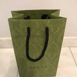 GUCCI Shopping Gift Bag Tote 11.41" X 6.7" X 4.45" Limited Edition