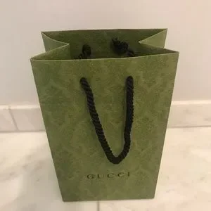 GUCCI Shopping Gift Bag Tote 11.41" X 6.7" X 4.45" Limited Edition