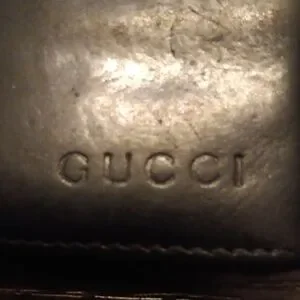 Gucci Vintage Classic Black Leather Unisex Wallet (GUC)