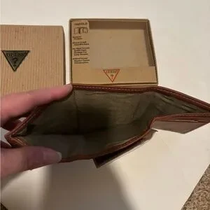 Guess Vintage Tri Fold Wallet