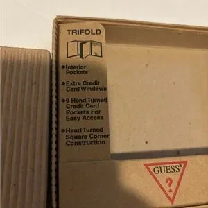 Guess Vintage Tri Fold Wallet