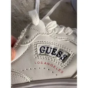 GUESS Women's Sybela White Slip-On Sneakers Size 6.5 Casual Flats
