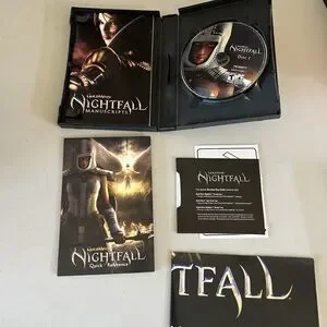 Guild Wars Nightfall PC Game CD ROM 3 Disc Complete Original Case Big Box CIB