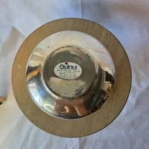 Gulnur Hediyelik Esya Metal Decorative Small Bowl