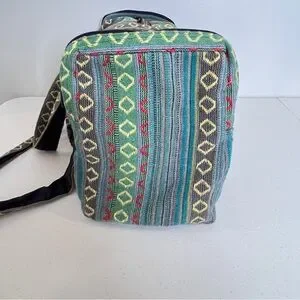 Gyspy Rose Hand Woven Large Big Boss Duffle Bag Shoulder Strap Bohemian Hippie