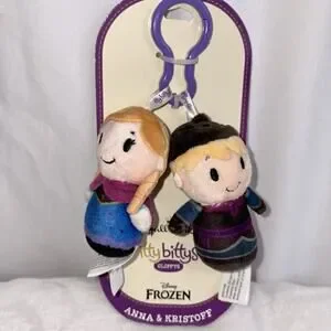 Hallmark itty bittys Clippys Disney's Frozen Anna & Kristoff New