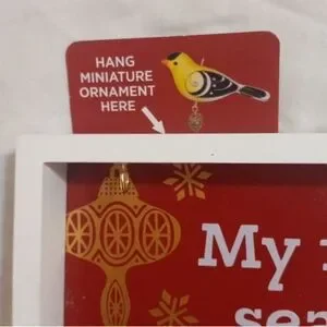 Hallmark Keepsake Christmas Ornament Season Sign Block