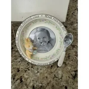 Hallmark Keepsake Nursery Rhyme Baby Picture Frame -Pease Porridge Hot Rabbit