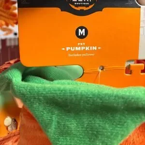 Halloween Plush Pumpkin Dog And Cat Costume - Hyde & EEK Boutique Medium