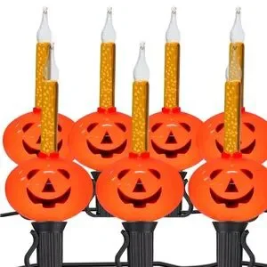 Halloween Pumpkin String Lights NWOT