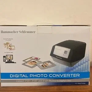 Hammacher Schlemmer DIGITAL PHOTO CONVERTER NEW In Box