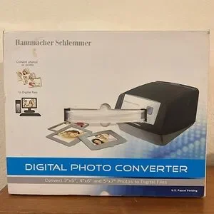 Hammacher Schlemmer DIGITAL PHOTO CONVERTER NEW In Box