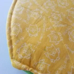 Hand Crafted Owl Print Heat Resistant Pot Holder