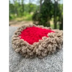 Handcrafted Cat Bed Pet Bed Small Dog Bed “Sweater Weather” Biscuit Dough