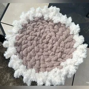 Handcrafted Cat Small Dog Pet Bed Floofs Biscuit Dough “Sweater Weather” Line