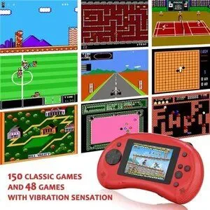 Handheld 198 Classic Video Games Kid Console System Gameboy Retro RED Color NEW
