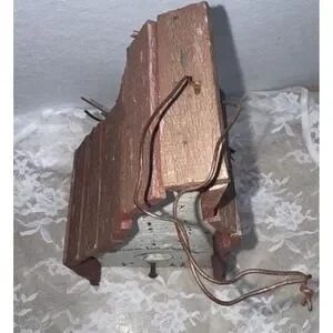 Handmade Reclaimed Primitive Rustic Wooden Birdhouse. 9.75" Tall X4.75" Wide