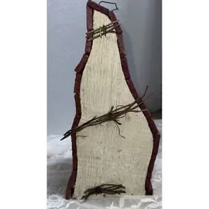 Handmade Reclaimed Primitive Rustic Wooden Birdhouse. 9.75" Tall X4.75" Wide
