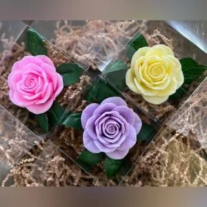 Handmade Rose Soaps