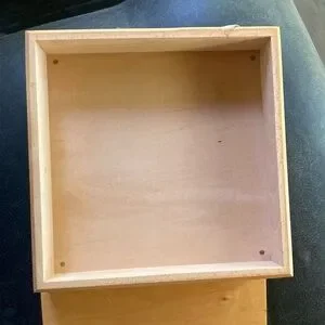 Handmade Vintage Wooden 3-tiered Jewelry Box