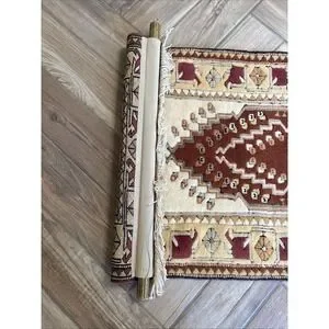 HANGING ANTIQUE TURKISH PRAYER RUG HAND WOVEN 118x71cm / 47 X 27 Inches