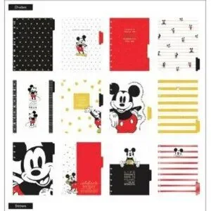 Happy Planner Disney Mickey Mouse Red Stripes Plan Your Dreams 12 Month Undated