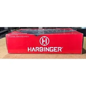 Harbinger L1202FX Black 12-Channel Wireless Compact Analog Mixer With Effects