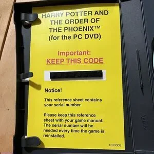 Harry Potter And The Order Of The Phoenix PC- NO Manual