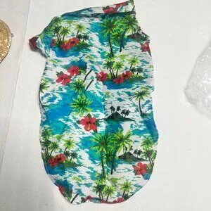 Hawaiian Pet Costume Cat Sunglasses Funny Dog Costume Size XL