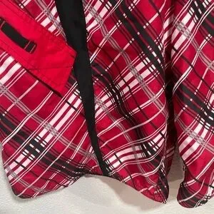HAWAIIAN TROPIC Vintage 90’s Red Striped Men’s Board Shorts Swim Trunks Size 36