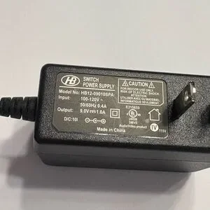 HB Switch Power Supply 9.0V 1.0A Model HB12-O9010SPA