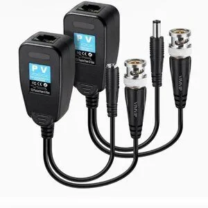 HD-CVI TVI AHD video balun Wire Conection Transmitter Bundle 9 Sets