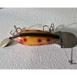Heddon Digger Crab Wood Fishing Lure Vintage RARE