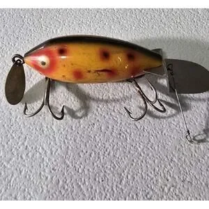 Heddon Digger Crab Wood Fishing Lure Vintage RARE