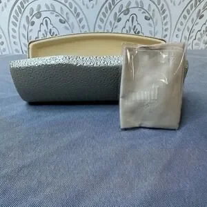 Helium Paris Beige Hard Shell Glasses Case