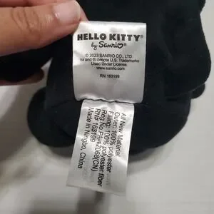 Hello Kitty & Friends Black Kitty Costume 8" Plush Sanrio 2023