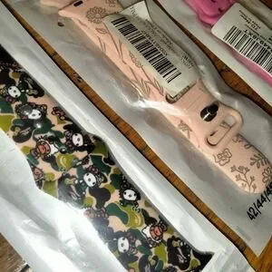 Hello Kitty Halloween Floral And Solid Pink Apple Watch Bands