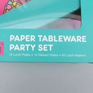 Hello Kitty Halloween Paper Tableware Party Set Mummy
