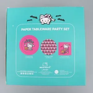 Hello Kitty Halloween Paper Tableware Party Set Mummy