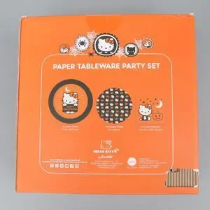 Hello Kitty Halloween Paper Tableware Party Set Pumpkins