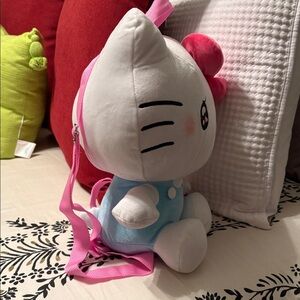 Hello Kitty Kawaii Eyes Figural Plush Backpack