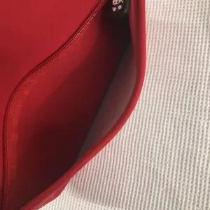 Hello Kitty Tablet Tote Soft Sided Elastane Red 2 Pocket Zippered Side Pouch