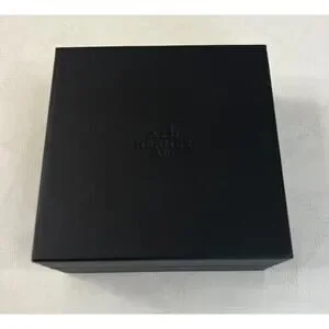 Hermes Empty Small Box Square Gift Present Storage Box 4.25"x4.25"x2"
