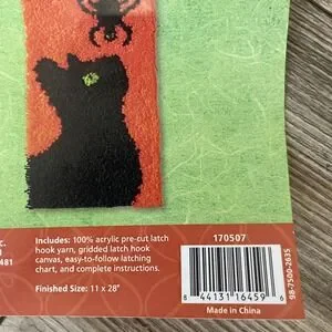 Herrschners® Black Magic Latch Hook Kit 11"X28"