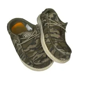 Hey Dude Youth Wally Mossy Oak Original Bottomland Size Y5